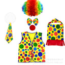 Halloween Clown Costumes Cosplay Props Vest Tie Performance Clothing World Cup