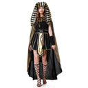 Cross-Border Halloween Egyptian Pharaoh Couple Cosplay Costumes for Men and Women Ancient Greek and Roman King Pharaoh Cleopatra Costumes