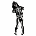 Halloween clothes spoof skeleton jumpsuit cosplay skeleton horror toy game parent party costume
