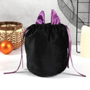Halloween Pumpkin Candy Bag Bat Candy Bag 2026 Bat Ears Trick or Treat Candy Packing Bags Gift Bags Party Decoration