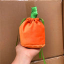 Halloween Pumpkin Candy Bag Bat Candy Bag 2026 Bat Ears Trick or Treat Candy Packing Bags Gift Bags Party Decoration