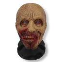 Halloween Ghost Face Full Mask, 3D Printed Stretchable Mesh, Comically Horrifying Cosplay Party Skull Headdress.