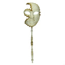 Halloween Mask with Holding Masquerade Mask Party Mask Mardi Gras Mask Venetians Mask for Carnivals