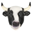 Halloween Cute New Balck White Cow Mask Funny Animal Masksx Cartoon Party Dress Up Costume Zoo Jungle Masks Cosplay Decoration