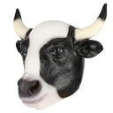 Halloween Cute New Balck White Cow Mask Funny Animal Masksx Cartoon Party Dress Up Costume Zoo Jungle Masks Cosplay Decoration