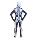 Halloween clothes spoof skeleton jumpsuit cosplay skeleton horror toy game parent party costume