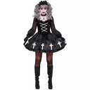 Halloween Vampire Dress Female Adult Vampire Sexy cos Horror Ghost Bride Witch Masquerade Dress