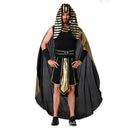 Cross-Border Halloween Egyptian Pharaoh Couple Cosplay Costumes for Men and Women Ancient Greek and Roman King Pharaoh Cleopatra Costumes