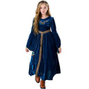 2025 New Halloween Medieval Palace Dress Children's Princess Dress Cosplay Stage Performance Costume