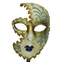 Halloween Mask with Holding Masquerade Mask Party Mask Mardi Gras Mask Venetians Mask for Carnivals