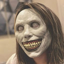 Halloween Horror Mask Scary Creepy Full Face Cosplay Costume Accessory Realistic Spooky Mask for Party Haunted House Decorations