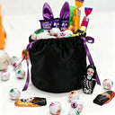 Halloween Pumpkin Candy Bag Bat Candy Bag 2026 Bat Ears Trick or Treat Candy Packing Bags Gift Bags Party Decoration