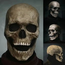 Halloween Mask Latex Scary Horror Decoration Full Head Skull Mask Helmet Cosplay Jaw Masque Gifts Party Costume Pro Mask