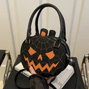 Halloween Pumpkin Crossbody Bag Women Shoulder Handbag Cute Cartoon Lantern Pouch Portable Party Cosplay Gift Purse