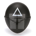 Halloween Cosplay Disguise Masks Triangle Circle Square Mask Black Full Face Mask Film Theme Costume Supplies
