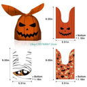 R53F Halloween Candy Bags Pumpkin Bat Biscuit Gift Bag Halloween Party Decoration Supplies