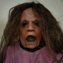 Halloween Lady Mask Realistic Old Man Mask Creepy Human Latex Masks Scary Screaming Headwear Novelty Cosplay Costume Party Props