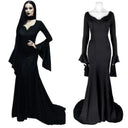 Sexy Dress Halloween Carnival Gothic Witch Evil Costume Party Dress Up Party Women Black Gothic Vampire Horror Outfit for Adult