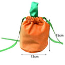 Halloween Pumpkin Candy Bag Bat Candy Bag 2026 Bat Ears Trick or Treat Candy Packing Bags Gift Bags Party Decoration