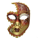 Halloween Mask with Holding Masquerade Mask Party Mask Mardi Gras Mask Venetians Mask for Carnivals
