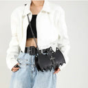 Halloween Bat Design Crossbody Bag Women's Fashion Unique Style Vintage Single Shoulder Bag Polyester Lining