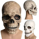 Halloween Mask Latex Scary Horror Decoration Full Head Skull Mask Helmet Cosplay Jaw Masque Gifts Party Costume Pro Mask